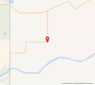 Map of Bear Canyon, AlbertaAlberta