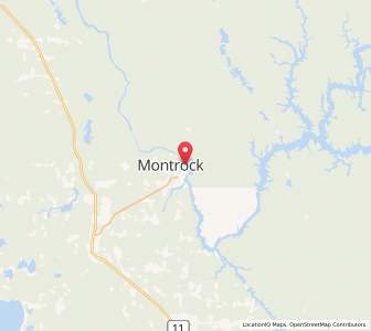Map of Iroquois Falls, OntarioOntario