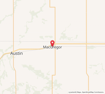 Map of MacGregor, ManitobaManitoba