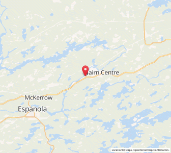 Map of Nairn & Hyman, OntarioOntario