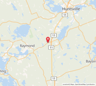 Map of Utterson, OntarioOntario