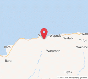 Map of Airbuaya, Maluku