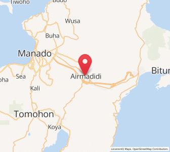 Peta Airmadidi, Sulawesi Utara
