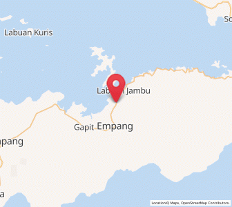 Map of Ampu, West Nusa Tenggara