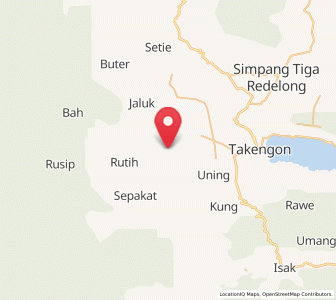 Map of Angkup, Aceh