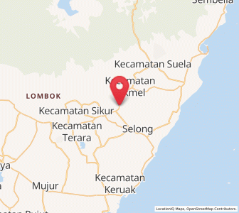 Peta Anjani Barat, Nusa Tenggara Barat