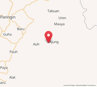 Map of Awayan, South Kalimantan