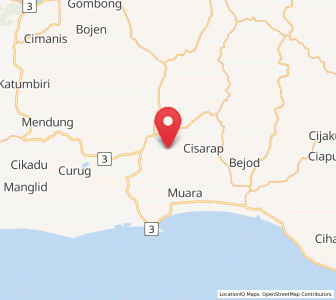 Map of Babakan, Banten