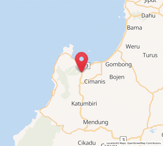 Map of Babakanbungur, Banten