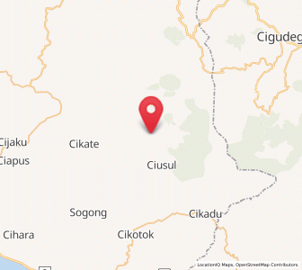 Map of Babakannagamukti, Banten