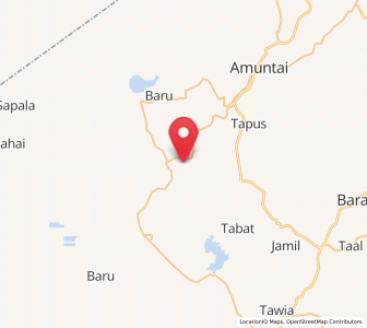 Map of Babirik, South Kalimantan