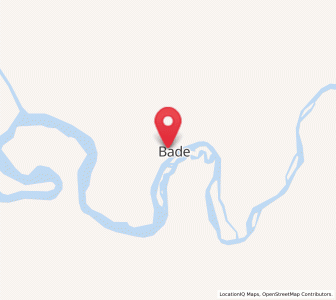 Map of Bade, South Papua