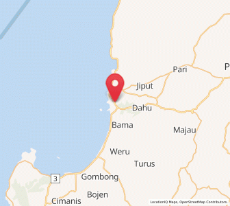 Map of Balekersukamaju, Banten