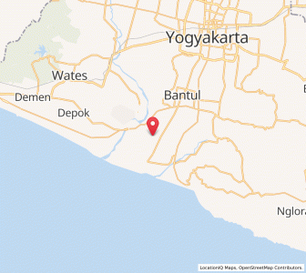 Map of Bambanglipuro, Yogyakarta