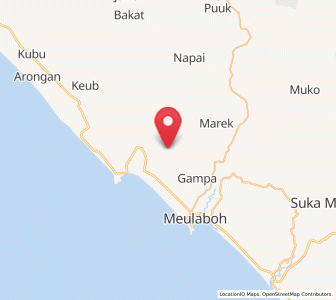 Map of Banda Layung, Aceh