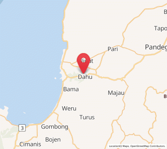 Peta Bangko Dua, Banten