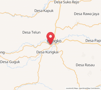 Map of Bangko, Jambi