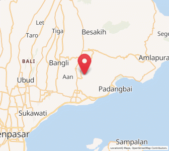 Map of Banjar Wangsian, Bali