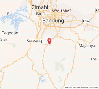 Map of Banjaran, West Java