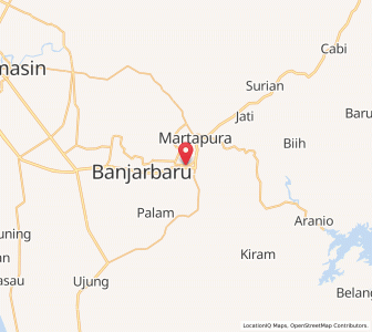 Peta Banjarbaru, Kalimantan Selatan