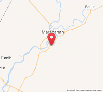 Map of Bantul, South Kalimantan