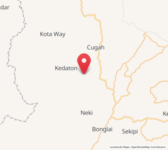 Map of Bara Datu, Lampung