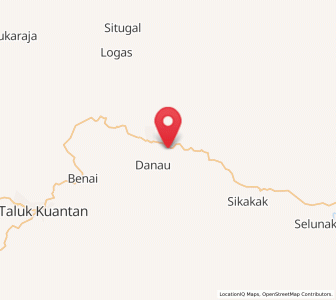 Map of Baserah, Riau