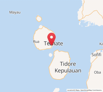 Map of Basiong, North Maluku