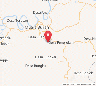 Map of Bejubang Dua, Jambi