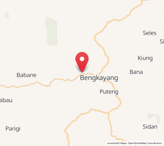 Peta Bengkayang, Kalimantan Barat