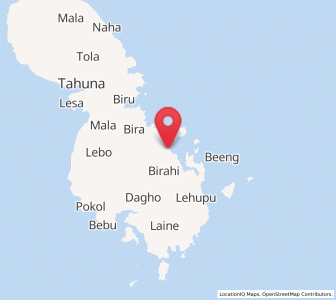 Map of Bentung, North Sulawesi