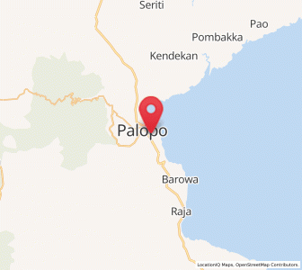 Map of Beringinjaya, South Sulawesi