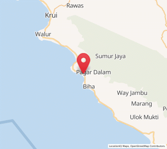 Map of Biha, Lampung