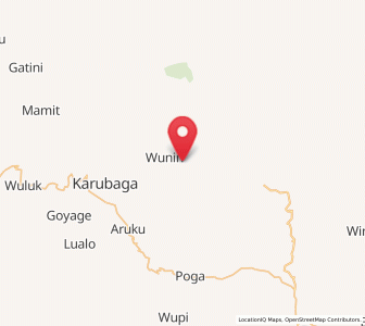 Map of Bikondini, Highland Papua