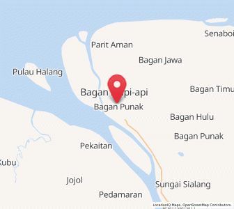 Map of Bintang, Riau