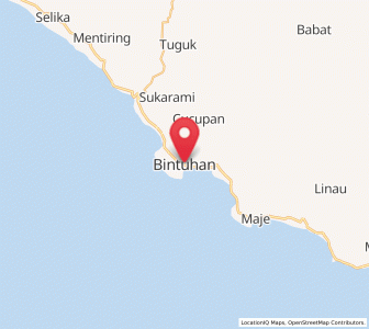 Map of Bintuhan, Bengkulu