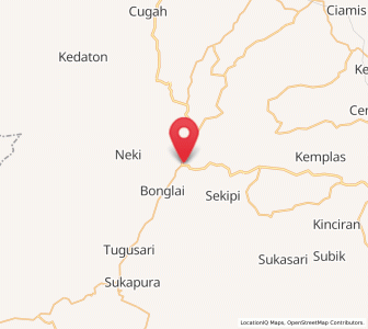 Map of Bukitkemuning, Lampung