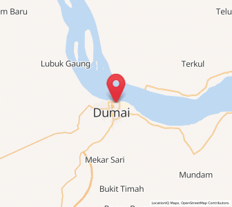 Map of Buluh Kasap, Riau