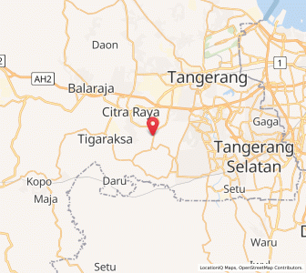 Map of Curug, Banten