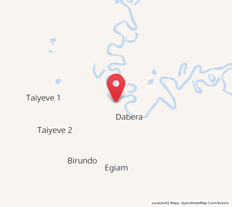 Map of Dabra, Papua