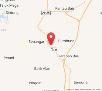 Peta Duri, Riau
