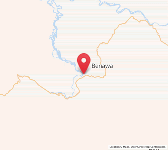 Map of Elelim, Highland Papua