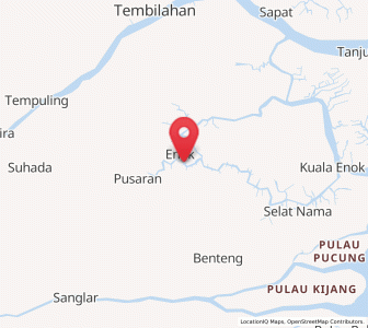 Peta Enok, Riau
