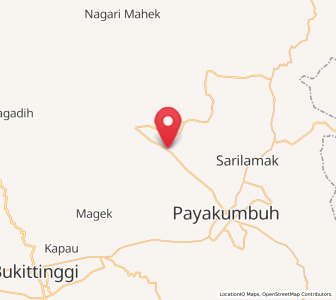 Map of Guguk, West Sumatra