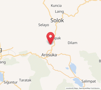 Map of Gunung Talang, West Sumatra