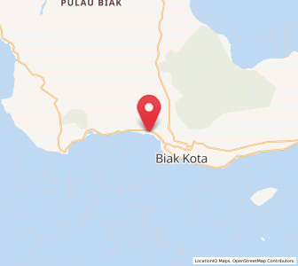 Map of Insrom, Papua