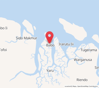 Peta Irarututiga, Papua Barat