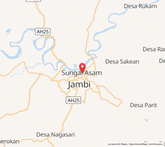 Map of Jambi, Jambi