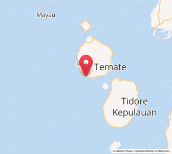 Map of Jambulang, North Maluku