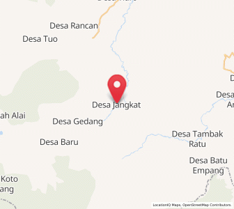 Map of Jangkat, Jambi